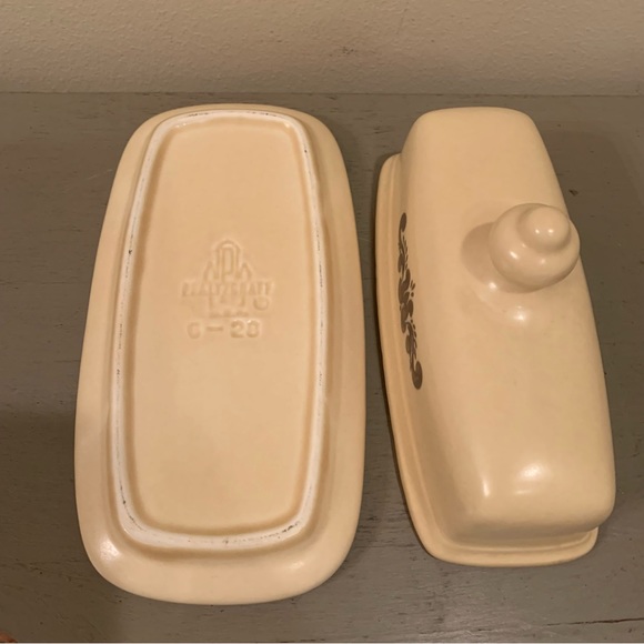 VTG Pfaltzgraff Village Butter Dish With Lid - Picture 6 of 6